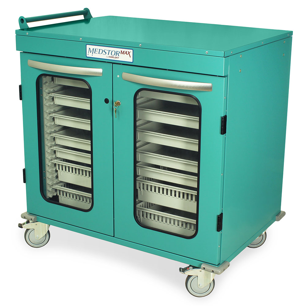 Half Height Double Column Medical Storage Cabinet