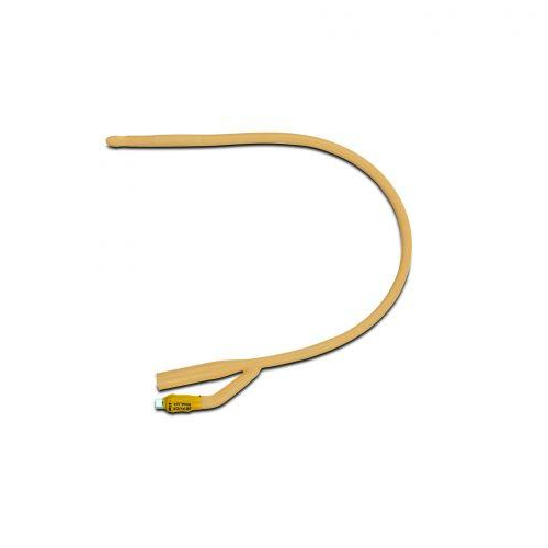 Foley Catheter, Silicone Coated Latex, 2Way 30Cc