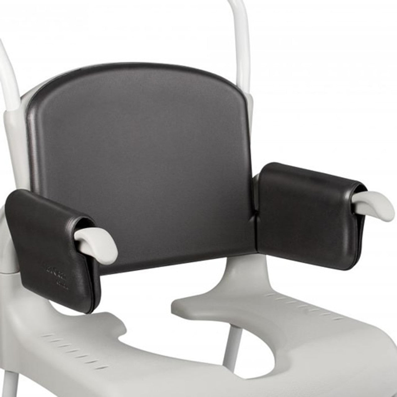 Comfort Back Cover with Arm Pads Clean Shower Commode Chair