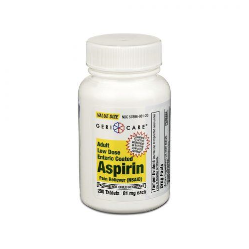 Aspirin Tablets Enteric Coated 81Mg