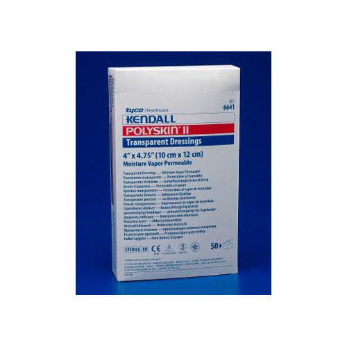 Polyskin Ii Dressing, 4"X4-3/4" 50Ea/Bx 4Bx/Cs