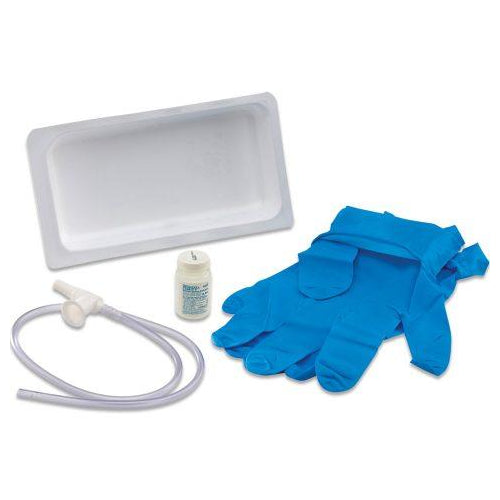 Suction Catheter Kit W/ Saline, 14Fr. 2-Glove 24Ea/Cs