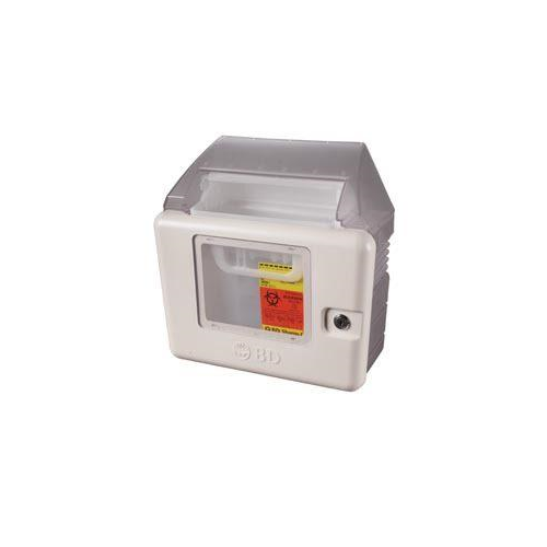 Bd Sharps Collector Locking Wall Cabinet For 5.4 Qt.