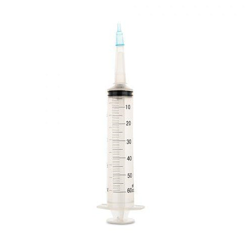 Syringe, Piston, 60Cc, Sterile Catheter Tip 50/Cs