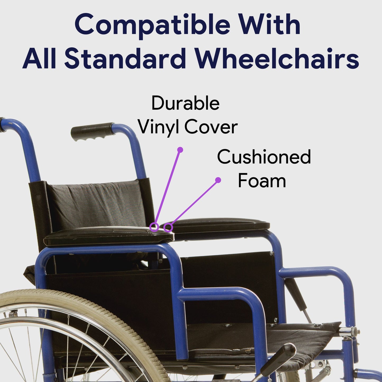 Wheelchair Universal Replacement Arm Pads