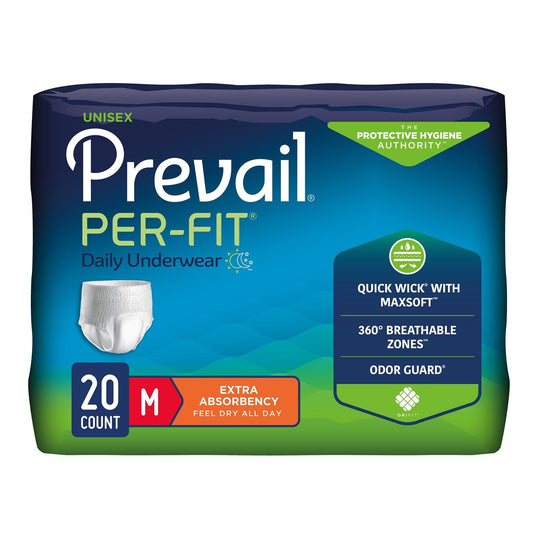 Per-Fit Extra Absorbency Underwear – Medium 4 bags of 20 (80 ct.)