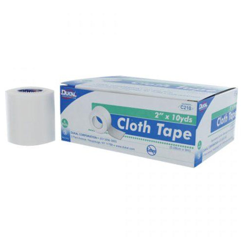 Tape, Cloth 2", Silk Type, Hypoallergenic, Latex Free, 6Ea/Bx 12Bx/Cs