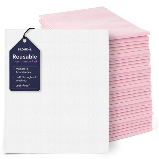 Pink Softnit Reusable Underpads, 18" x 24"