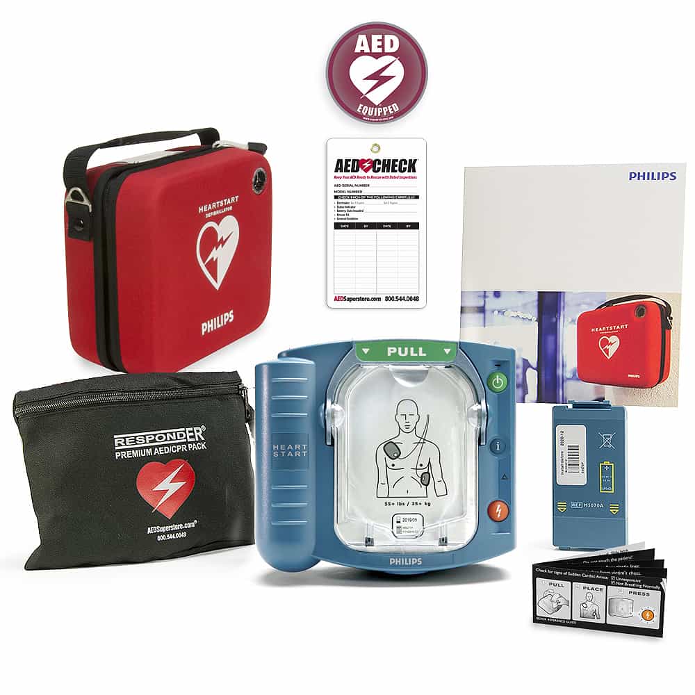Philips HeartStart OnSite AED w/ Standard Carry Case