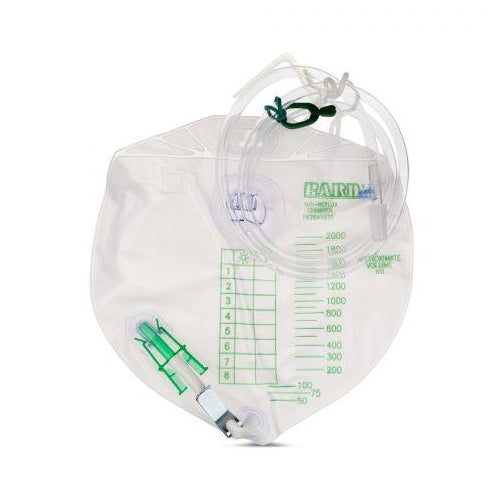 Urinary Drainage Bag 2000Ml Latex Free Ea 20Ea/Cs