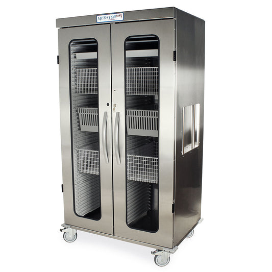 Stainless Steel Double Column Medical Storage Cabinet