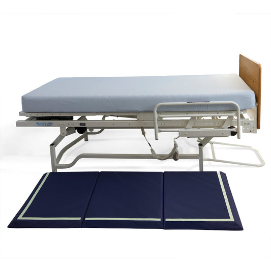 Simple: Tri-Fold Beveled Mat W/Glow Strips, 1" x 30" x 70"