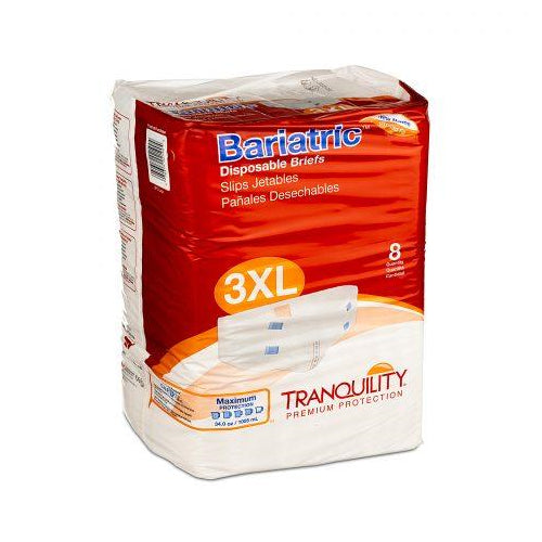 Tranquility Bariatric Disposable Brief 3X-Large 64" to 96" - Case