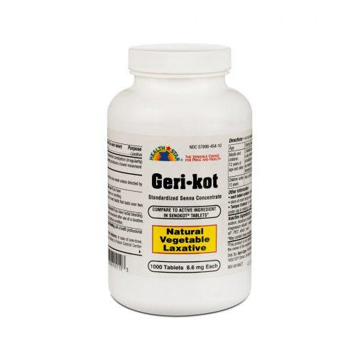 Senna Tabs (Senokot Gen) Vegetable Laxative