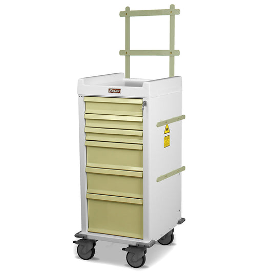 Narrow MR-Conditional Anesthesia Cart