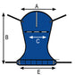 Heavy Duty Full Body Sling, Mesh, XXL for Patient Lift, Each