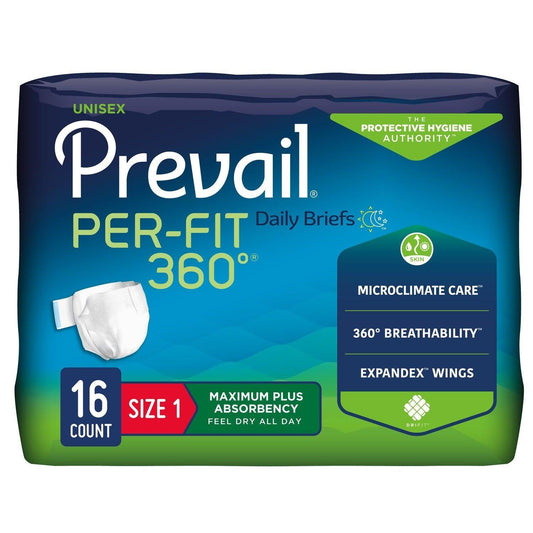 Per-Fit360 Brief - Size 1/Medium 4 bags of 20 (80 ct.)