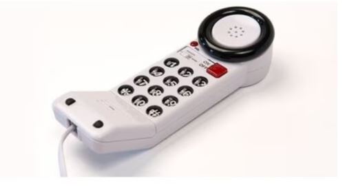 One Piece Patient Room Telephone - Single Unit