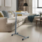 Overbed Table with Wheels - Gray Composite Top and Adjustable Height