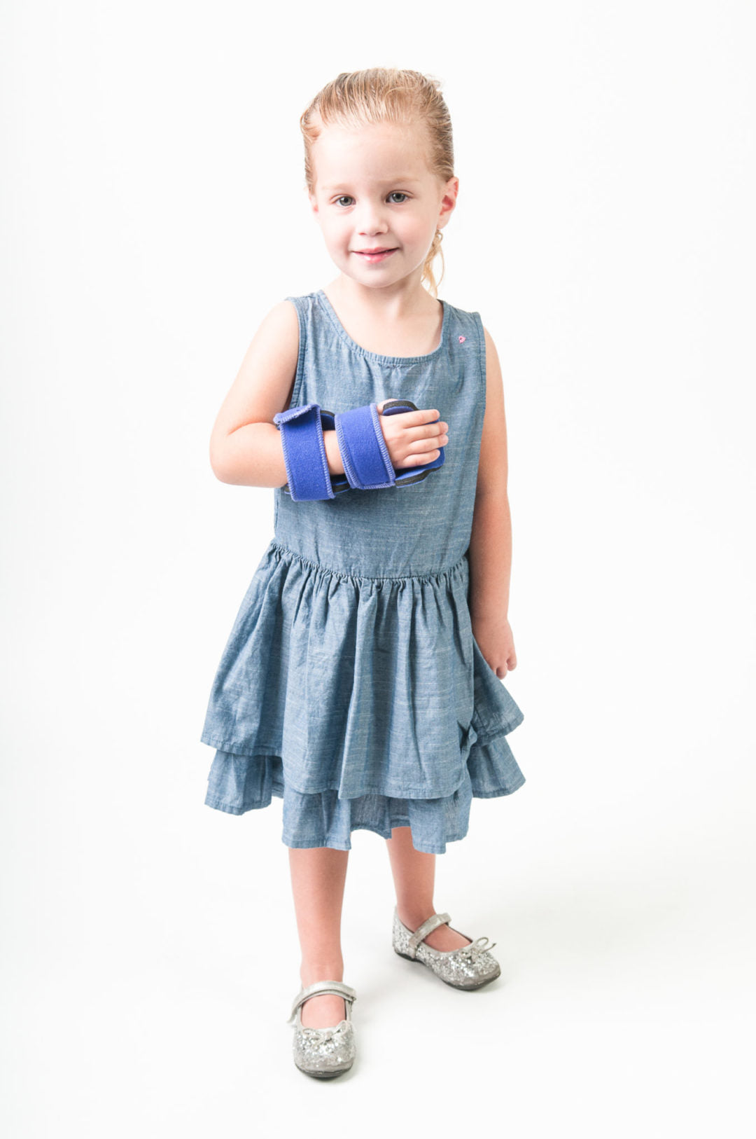 Adult Navy Blue Terry Cloth ComfySplints Hand Wrist