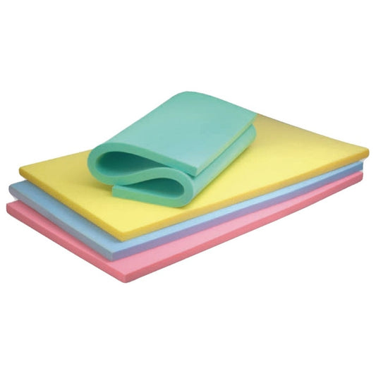 Temper Foam - Self Adhesive - 3/8" X 8" X 12" - Blue - 10 Per Pack