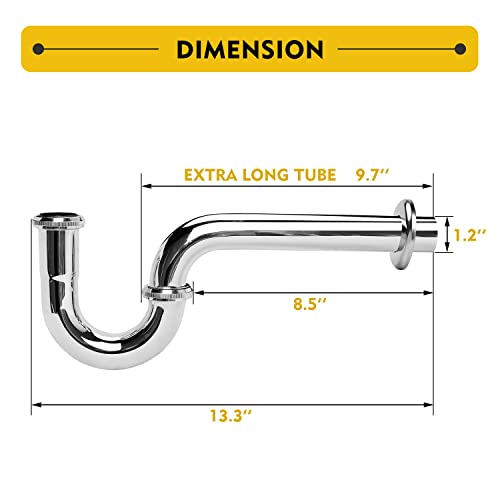 Stainless Steel P-Trap - 1 1/4 Inch