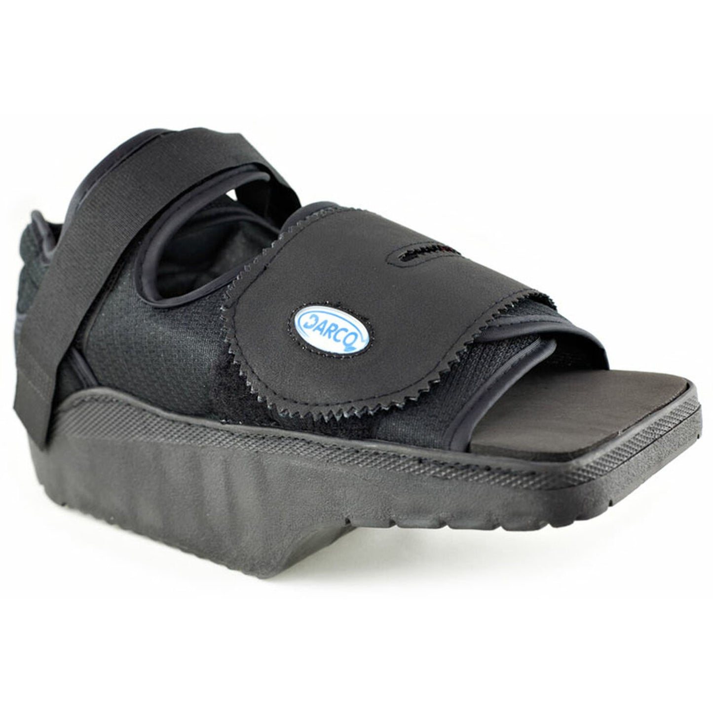 Orthowedge Healing Shoe, Black, Medium