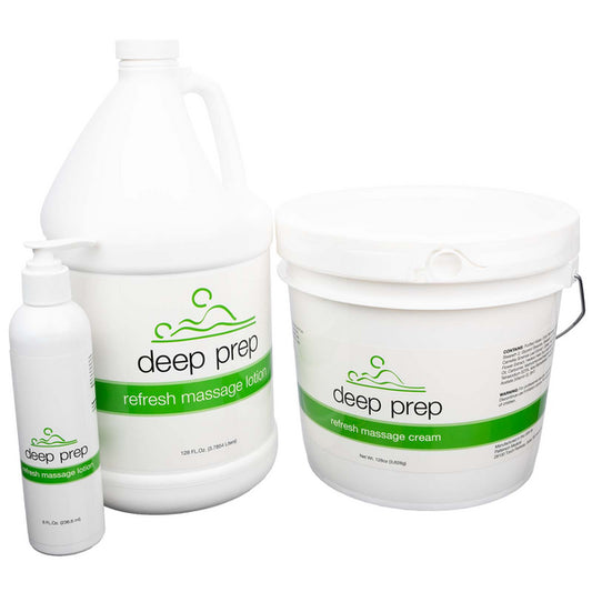 Deep Prep Refresh Massage Lotion & Cream- Lotion - Gallon
