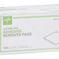 Medline Adhesive Remover Pads, Acetone-Free, 2-Ply, Box of 100