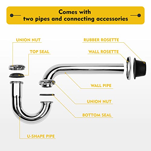 Stainless Steel P-Trap - 1 1/4 Inch