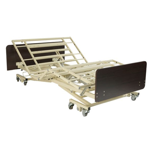 36" Width, Expandable Length 80"/84"/88", Height Range 7"/30.5" 500 Lb. Weight Capacity, With Quarter Side Rail (Pr), With Head & Foot Boards