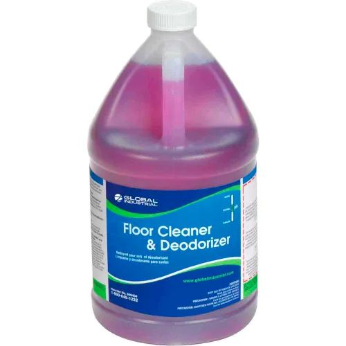 Floor Cleaner & Deodorizer, 1 Gallon Bottle, 4 per Case