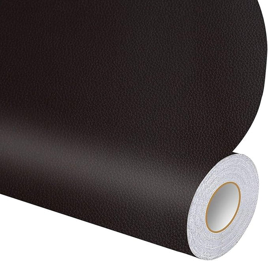Large Leather Repair Patch 35.4x78.7 inch Repair Tape Self-Adhesive for Furniture Sofas Car Seats Chair Couches Handbags Jackets Decorative Home Hotel Wall (Black)