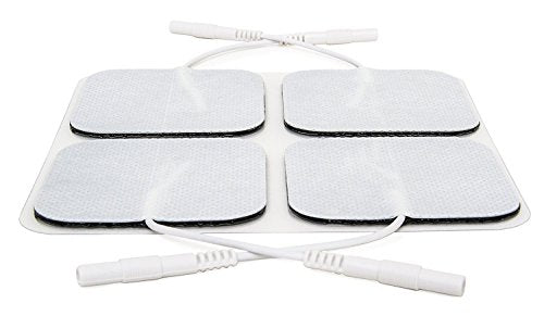 2" x 2" Premium Re-Usable Self Adhesive Electrode Pads for TENS/EMS Unit