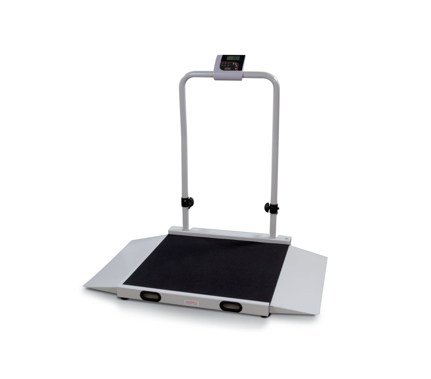 Wheelchair Scale 350-10-3M, 1000Lb(450Kg) X 0.2Lb(100G) With (2) 9.25In.
Ramps Includes 6 Aa Size Alkaline Batteries