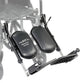 Elevating Wheelchair Leg Rest - Elevated Foot Rest With Wheelchair Calf Support, Right