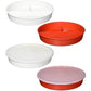 High Sided Divided Dish, Red