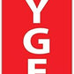 Oxygen In Use Magnetic Sign, 10 Per Pack
