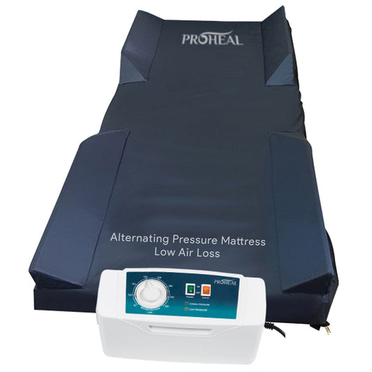 Low Air Loss / Alternating Pressure Mattress System w/ Raised Rails 36x80x8/11