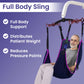Full Body Patient Lift Sling Universal Compatibility - Medium, 49.2" L x 42.5" W