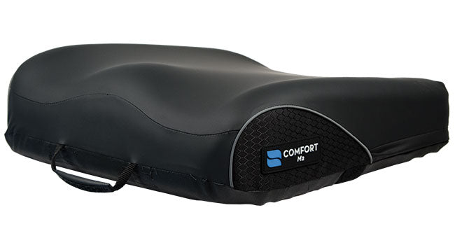 M2 Cushion, 16 X 16, Anti-Thrust, Quadra 3D Gel, Coccyx Cutout, Comfort-Tek Cover W/Non-Skid & Loop Bottom