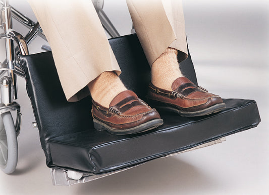 Two-Piece 18-20" Footrest Extender, w/2â€ Foot Pad Fits 18"-20" W/C ST