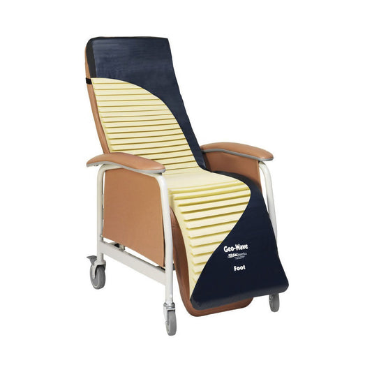 Geo-Wave Seat Cushion With Cover, 18"W X 68"L