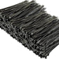 4 Inch Black Zip Ties, 1,000 Bulk Pack, 18Lb Strength, Uv Resistant Small Nylon Cable Ties, Self-Locking