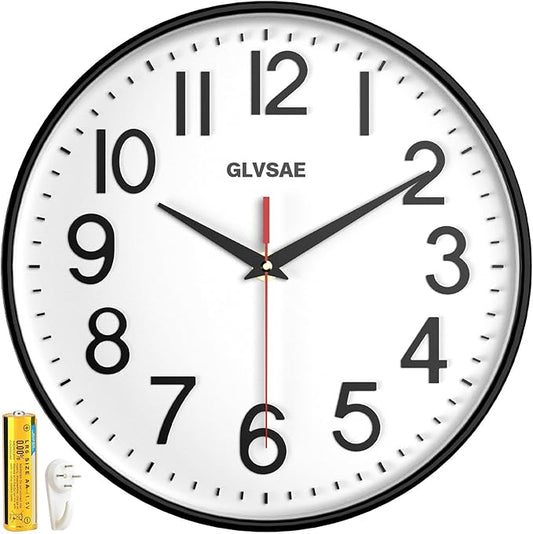 Large Numbers 12” Clock