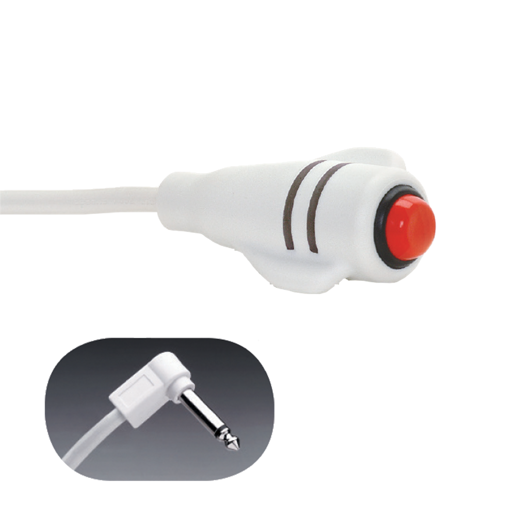 White DuraCall Call Cord, 1/4 2-conductor – Medpart.com