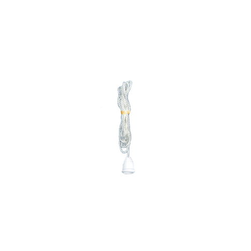 White Nylon Pullcord 6ft w/pendant 5/pkg