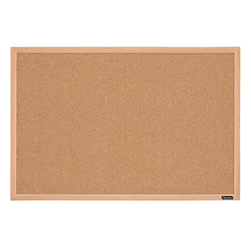 Cork Board Bulletin Board, 23" x 35" Framed Corkboard