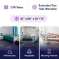 Low Air Loss / Alternating Pressure Bariatric Mattress System w/ Raised Rails 42x80x10/13