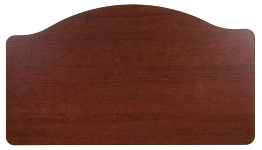 Center Crown Headboard, t-mold edges, 36" x 20", Finish Solar Oak, B Bore